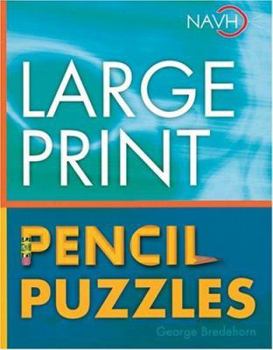 Spiral-bound Large Print Pencil Puzzles Book