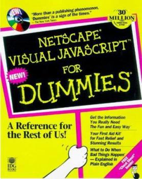 Paperback Netscape Visual JavaScript for Dummies [With Includes WinZip, Kawa, Super Mojo, Jpadpro...] Book