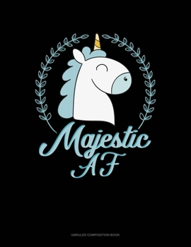 Paperback Majestic AF: Unruled Composition Book