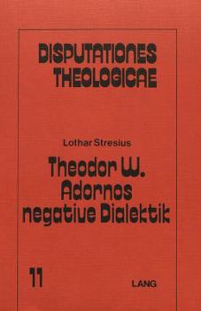 Paperback Theodor W. Adornos Negative Dialektik: Eine Kritische Rekonstruktion [German] Book