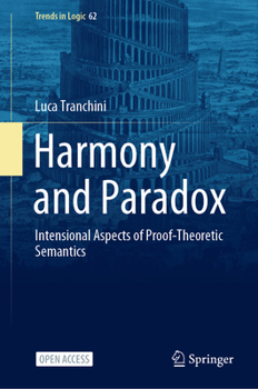 Hardcover Harmony and Paradox: Intensional Aspects of Proof-Theoretic Semantics Book