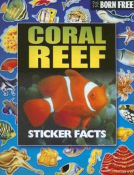 Paperback Born Free Coral Reef Sticker Facts with Sticker Book