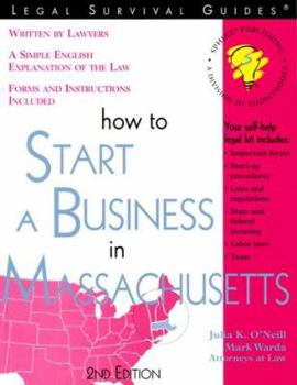 Paperback How to Start a Business in Massachusetts Book