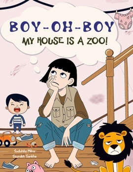 Paperback Boy Oh Boy - My house is a zoo!: A Mother's Day Book