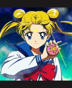 Notebook: Sailor Moon Anime Soft Glossy Cover College Ruled Pages Book 7.5 x 9.25 Inches 110 Pages