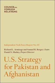 Paperback U.S. Strategy for Pakistan and Afghanistan Book