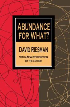Paperback Abundance for What? Book
