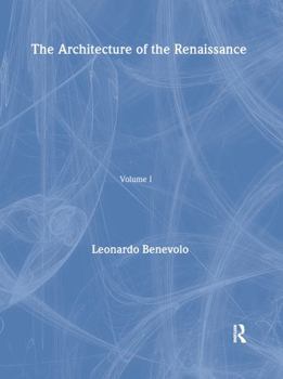 Hardcover Architecture of the Renaissance: Volume 1 Book