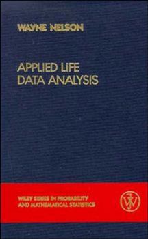 Hardcover Applied Life Data Analysis (Wiley Series in Probability and Statistics) Book