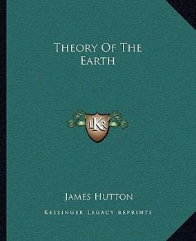 Paperback Theory Of The Earth Book