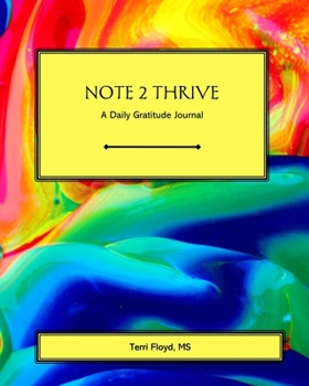Paperback Note2Thrive: Daily Gratitude Journal Book