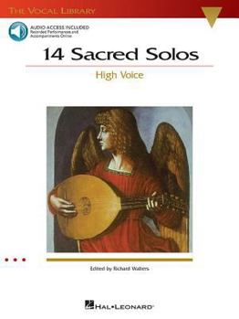 Sheet music 14 Sacred Solos: The Vocal Library High Voice Book