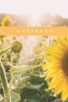 Notebook: Lined Notebook Journal - SunFlowers - 120 Pages -  (6 x 9 inches)