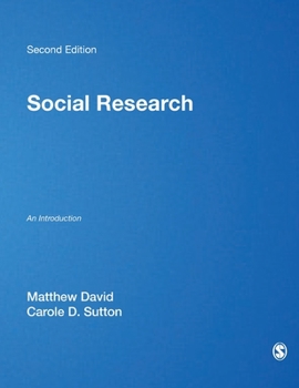 Hardcover Social Research: An Introduction Book