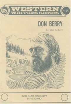 Paperback Don Berry (Western Writers Series #35) Book