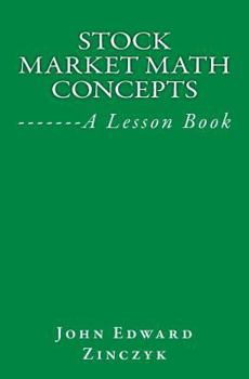 Paperback Stock Market Math Concepts: A Lesson Book