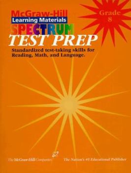 Paperback Test Prep Grade 8 Book