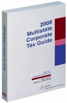 Paperback Multistate Corporate Tax Guide (2008) Book