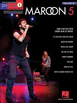 Paperback Maroon 5: Pro Vocal Men's Edition Volume 28 Book