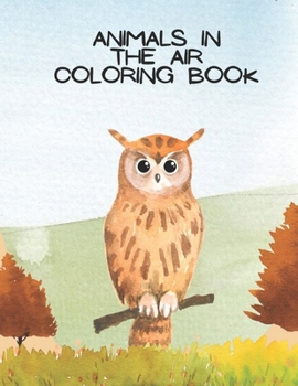 Paperback Animals in the Air Coloring Book