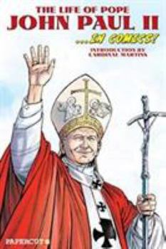 Hardcover The Life of Pope John Paul II in Comics Book