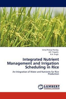 Paperback Integrated Nutrient Management and Irrigation Scheduling in Rice Book