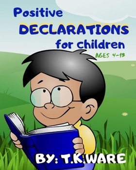 Paperback Postive Declarations for children Book