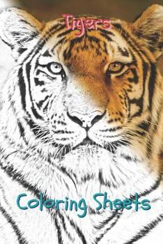 Paperback Tigers Coloring Sheets: 30 Tigers Drawings, Coloring Sheets Adults Relaxation, Coloring Book for Kids, for Girls, Volume 1 Book