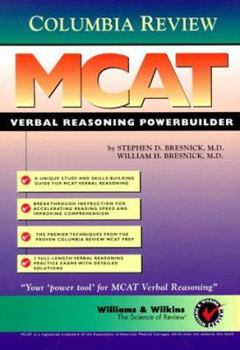 Paperback Columbia Review MCAT Verbal Reasoning PowerBuilder Book