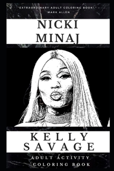 Paperback Nicki Minaj Adult Activity Coloring Book