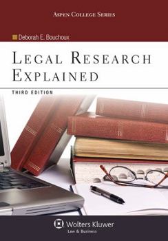 Paperback Legal Research Explained Book