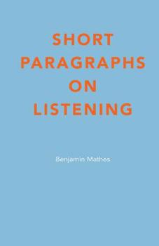 Paperback Short Paragraphs on Listening Book