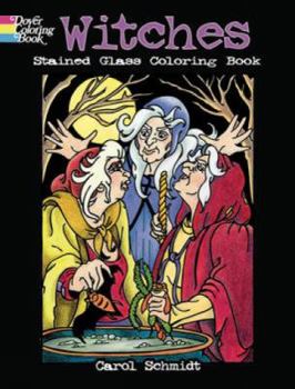 Paperback Witches Stained Glass Coloring Book