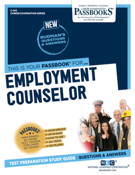 Paperback Employment Counselor (C-245): Passbooks Study Guide Volume 245 Book
