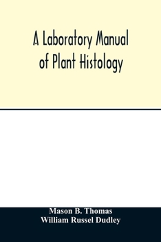 Paperback A laboratory manual of plant histology Book