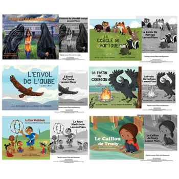 Hardcover Medicine Wheel Education 6 Book Set French [French] Book
