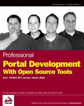 Paperback Professional Portal Development with Open Source Tools: Java?portlet API, Lucene, James, Slide Book