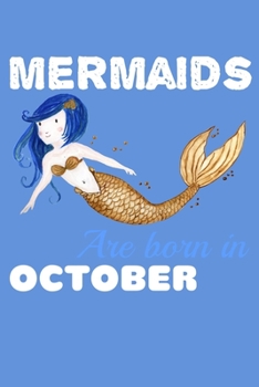 Paperback Mermaids Are Born In October: Personal Expense Tracker Book