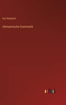 Hardcover Alemannische Grammatik [German] Book