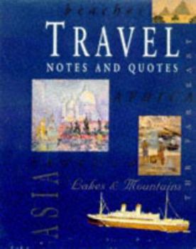 Hardcover Travel Notes and Quotes Book