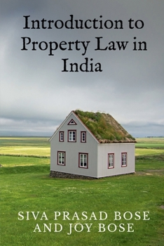 Paperback Introduction to Property Law in India Book