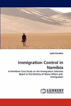 Paperback Immigration Control in Namibia Book