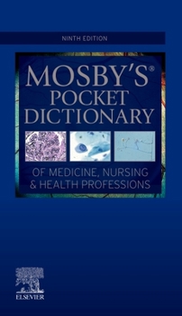Paperback Mosby's Pocket Dictionary of Medicine, Nursing & Health Professions Book