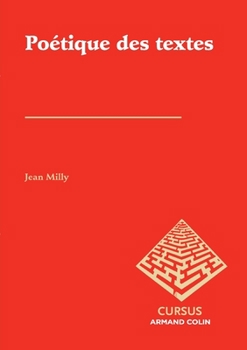 Paperback Poétique des textes [French] Book