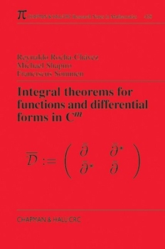 Paperback Integral Theorems for Functions and Differential Forms in C(m) Book