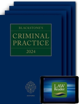 Blackstones Criminal Practice 2024 Digital Pack 34th Edition