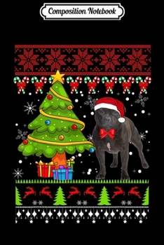 Composition Notebook: Staffordshire Bull Terrier Ugly Christmas Staffordshire Bull  Journal/Notebook Blank Lined Ruled 6x9 100 Pages