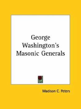 Paperback George Washington's Masonic Generals Book