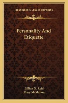 Paperback Personality And Etiquette Book