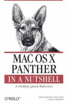 Paperback Mac OS X Panther in a Nutshell Book